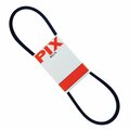 Pix North America PIX B86/5L890 V-Belt, Molded Cog, 21/32 in W, 3/8 in Thick, Black 5L890